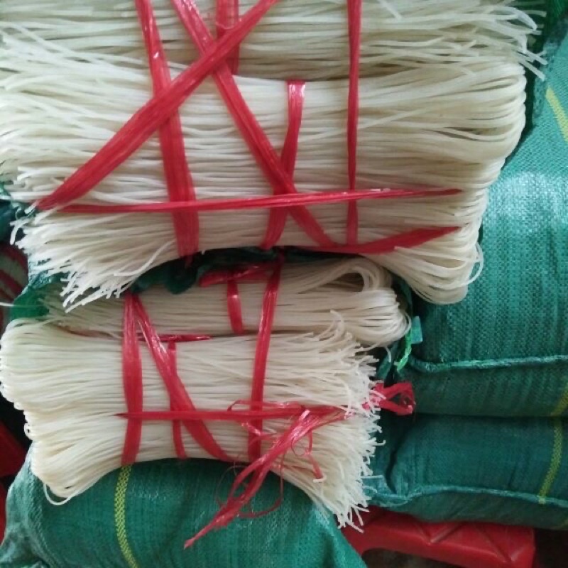 1Kg Mỳ Gạo Bún Sợi To Sạch Sẽ An Toàn Không Chất Bảo Quản