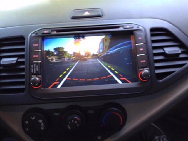 Màn hình theo xe kia morning gps