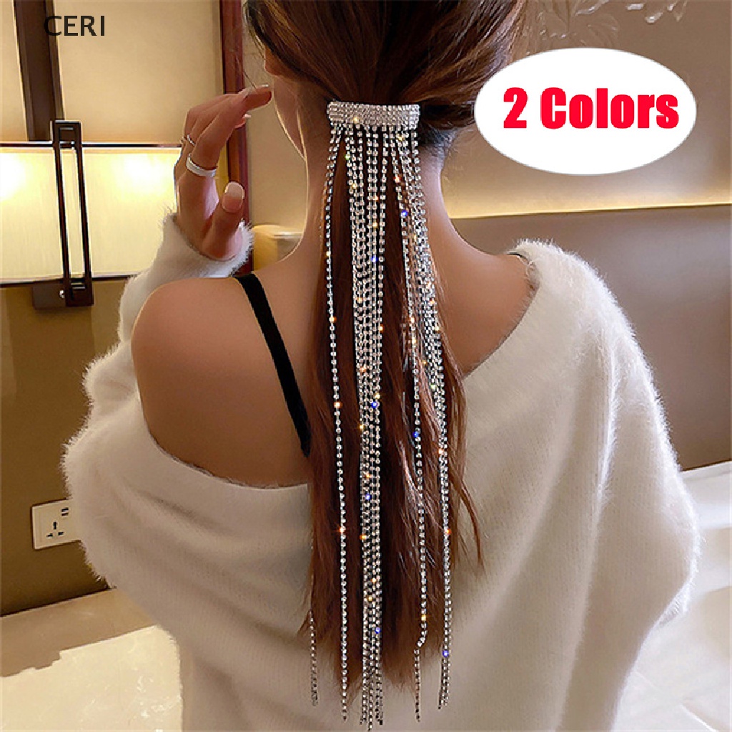 Trâm Cài Tóc Dáng Dài Đính Đá Toàn Diện Sang Trọng