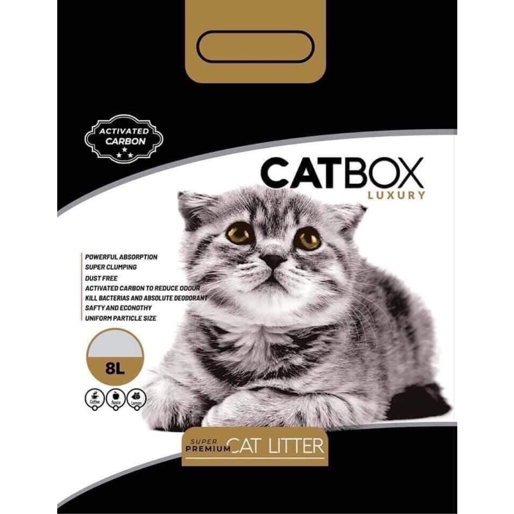 Cát Vệ Sinh Cho Mèo, CATBOX Luxury 8L Các Mùi Hương