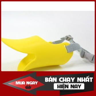 Rọ mõm mỏ vịt nhựa mềm cho thú cưng