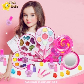(Hàng Mới Về) Hộp Đồ Chơi Trang Điểm Không Độc Hại Cho Bé Gái