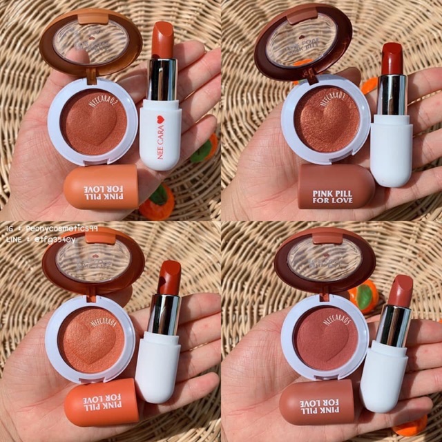 Set son phấn má nee cara