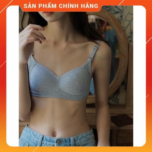 Áo Lót Nữ Cotton Cao Cấp Không Gọng Mỏng Nâng Ngực Dành Cho Nữ Sinh 138