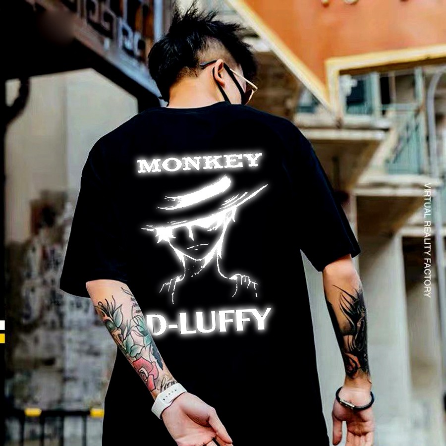 ÁO THUN PHẢN QUANG TAY LỠ LUFFY 2 NAM NỮ