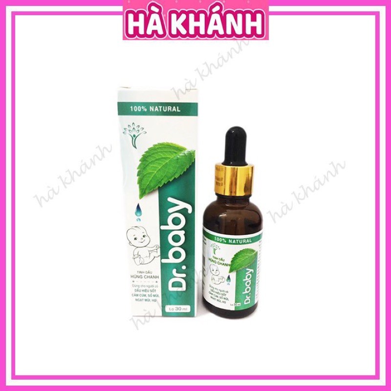 Tinh Dầu Húng Chanh Dr Baby 30ml