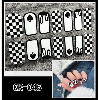 Miếng dán móng tay Silicon - Nail Wraps (14 miếng dán khô)