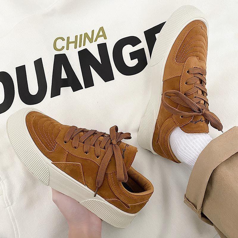 Giày thể thao đế dày phong cách harajuku Nhật Bản dễ phối đồ cho nam