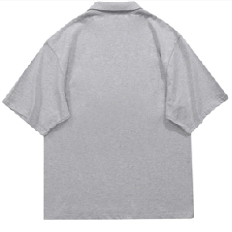 Áo Thun polo Tay Ngắn Dáng Rộng Thoáng Khí In Chữ Phong Cách hip hop Thời Trang Mùa Hè Cho Nam