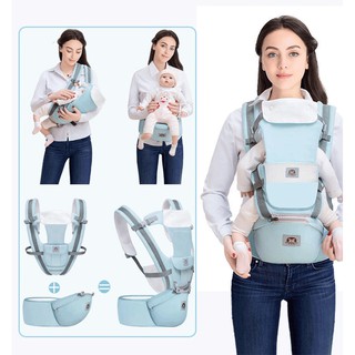 [ĐẠI HẠ GIÁ] Đai địu em bé có bệ ngồi (hộp ngồi), điệu trẻ em cho trẻ sơ sinh đến dưới 20kg, 12 tư thế