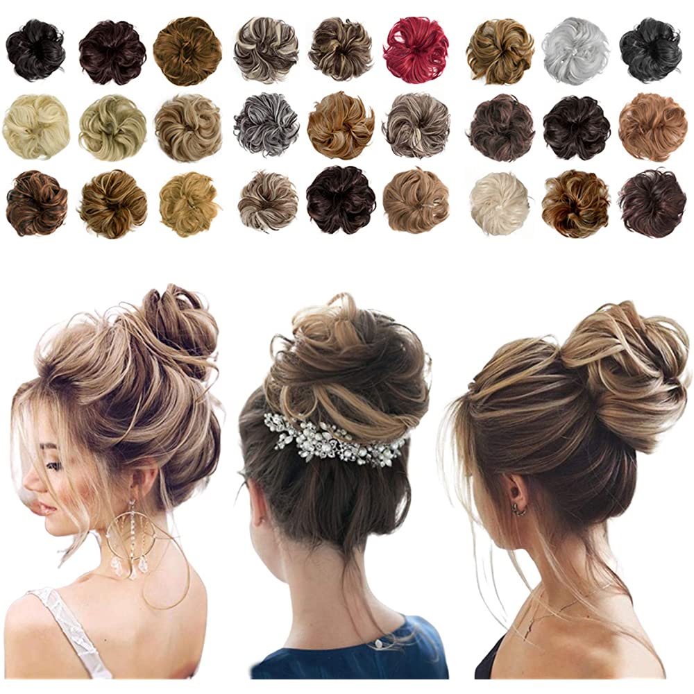 Dây Buộc Tóc Co Giãn Hình Bánh Donut Xinh Xắn