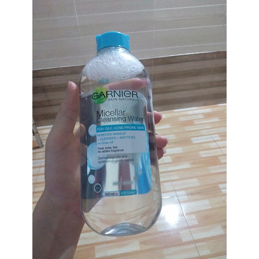 Nước làm sạch và tẩy trang cho mọi loại da Garnier Micellar Water 400ml