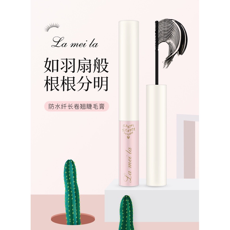 Mascara siêu mảnh Lameila chuốt mi dài mịn hàng nội địa Trung vỏ hồng | BigBuy360 - bigbuy360.vn