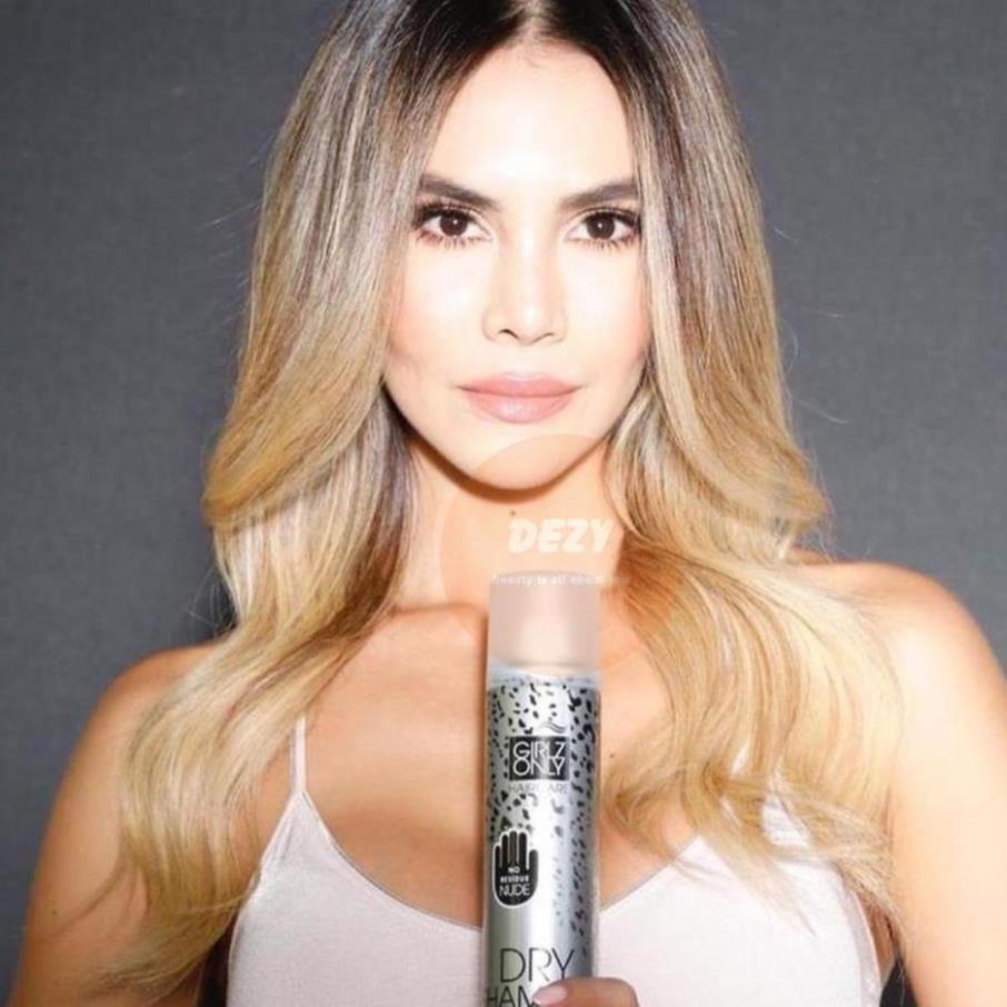 Dầu Gội Đầu Khô Girlz Only Dry Shampoo 200ml Dưỡng Tóc Phồng Tóc Cho Da Dầu Nam Nữ - Dezy
