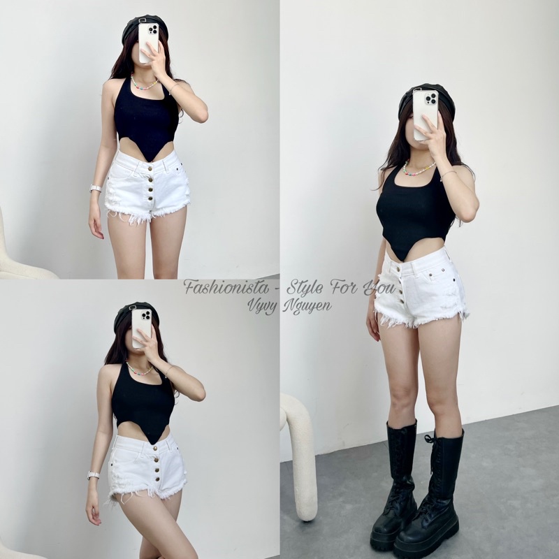 Short Thái Cài Nút