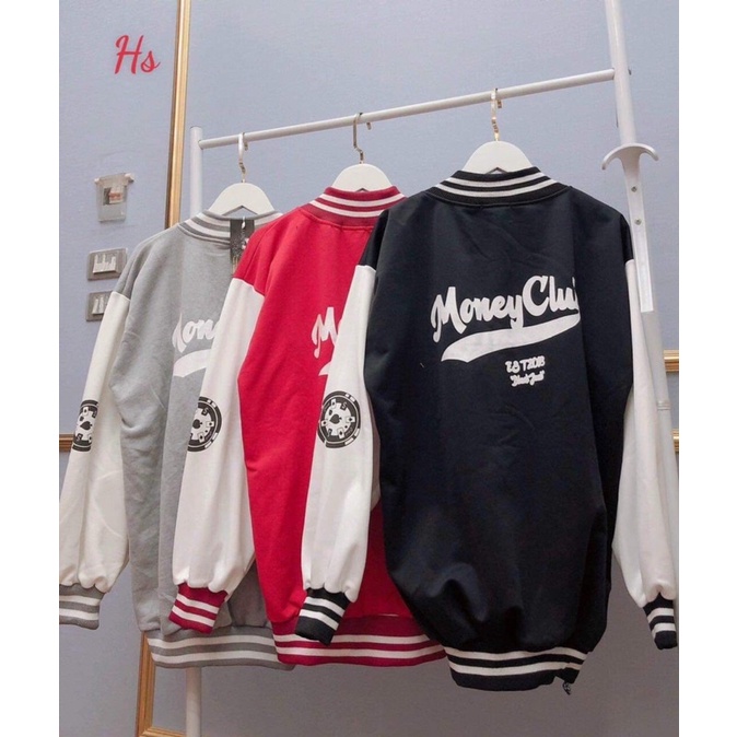 Áo khoác phối chữ M HS6