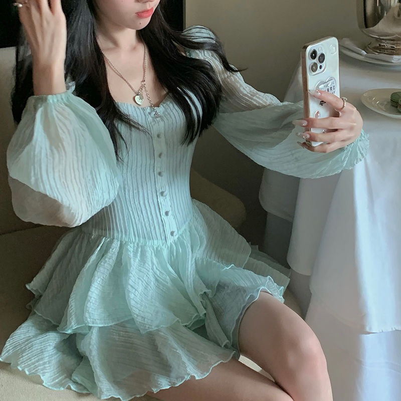 Đầm Cotton Mỏng Phồng Thời Trang Mùa Hè Hàng Mới Dành Cho Nữ 2022