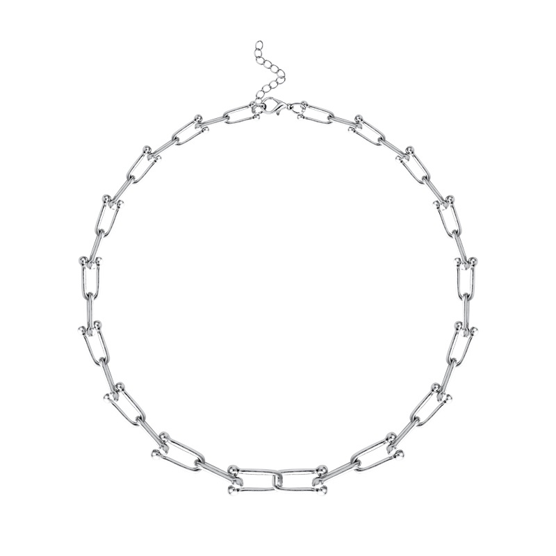 Vòng cổ sợi xích phong cách Harajuku hiphop đơn giản