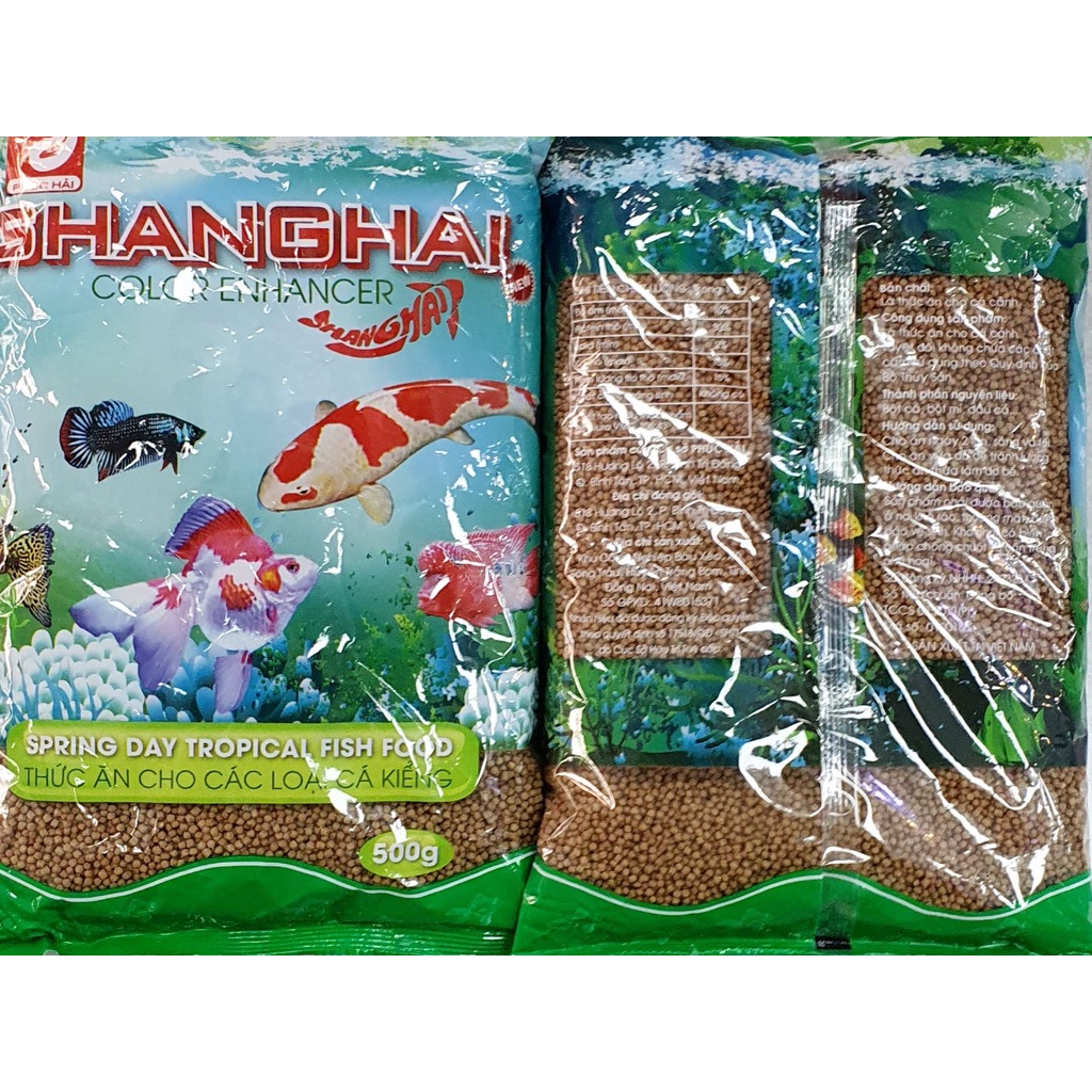 Thức ăn cho cá Shanghai 500gr