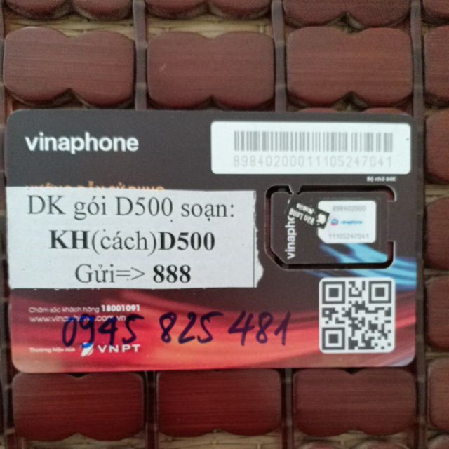 (THANH LÝ) SIM D500 VINA _ VÀO MẠNG CẢ NĂM THẢ GA, ĐÂU RẺ HƠN TRẢ LẠI TIỀN