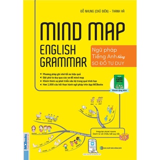 [Mã BMLT30 giảm đến 30K đơn 99K] Sách - Mindmap English Grammar - Ngữ Pháp Tiếng Anh Bằng Sơ Đồ Tư Duy
