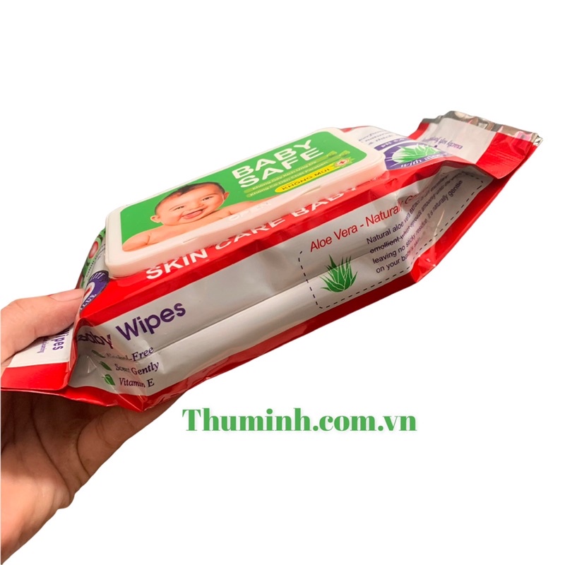 Khăn Ướt Baby Safe Không Mùi Bịch 80 Tờ