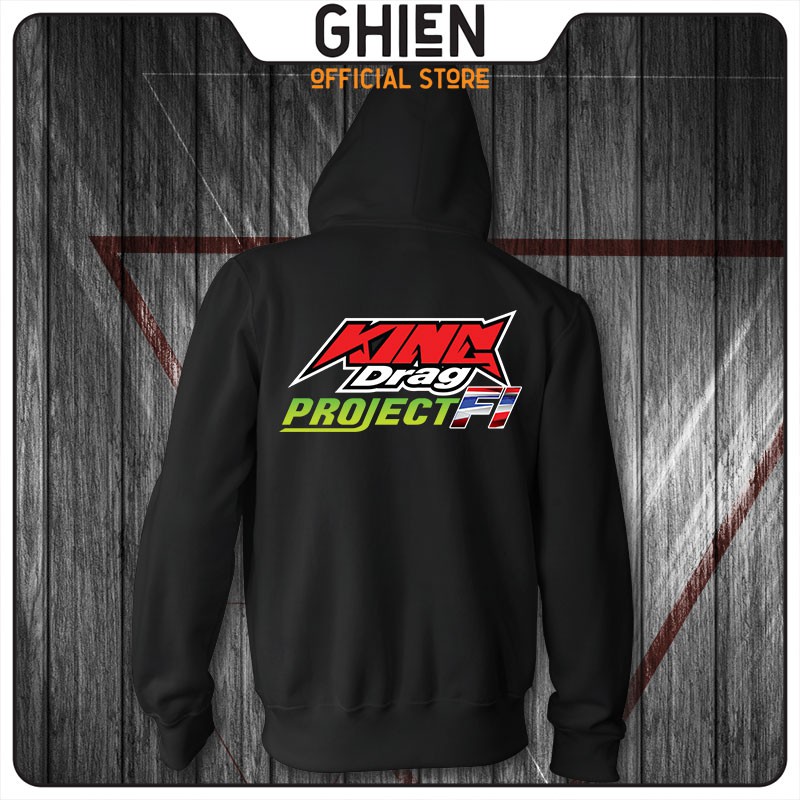 Áo khoác dây kéo UMAD unisex racing biker King Drag v.2 nam nữ vải da cá cao cấp co giãn 4 chiều, thoáng mát | BigBuy360 - bigbuy360.vn