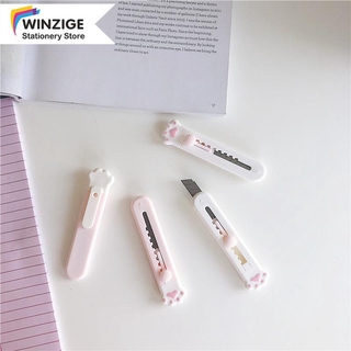 Winzige dao rọc giấy chân mèo cute dao dọc giấy mini Dao Rọc Giấy Hình Móng Vuốt Mèo Dễ Thương dụng cụ cắt giấy