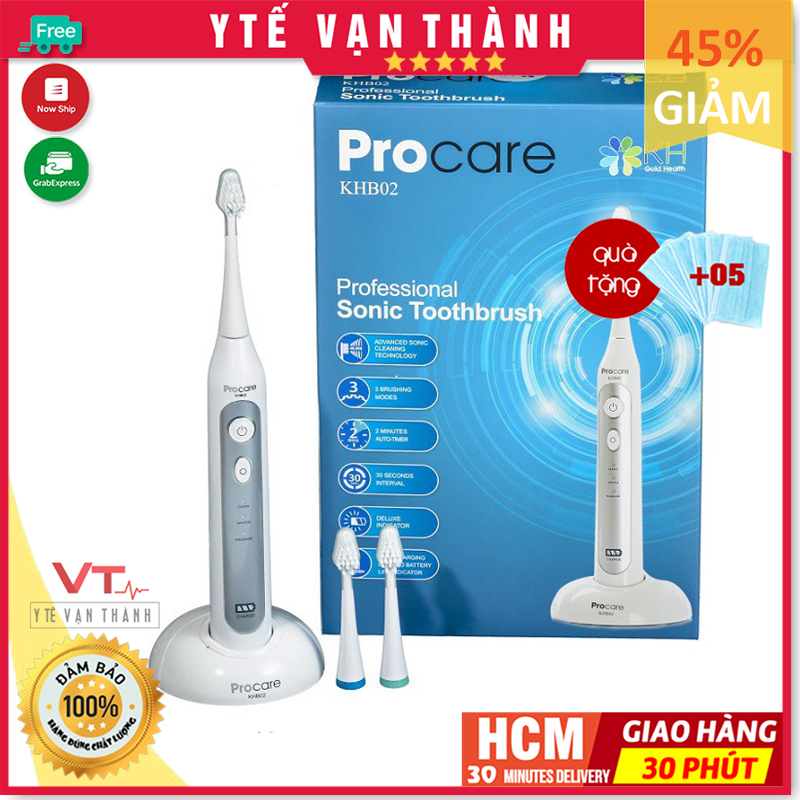 ✅ Bàn Chải Điện Người Lớn: Procare KHB02 (B02) - VT0514