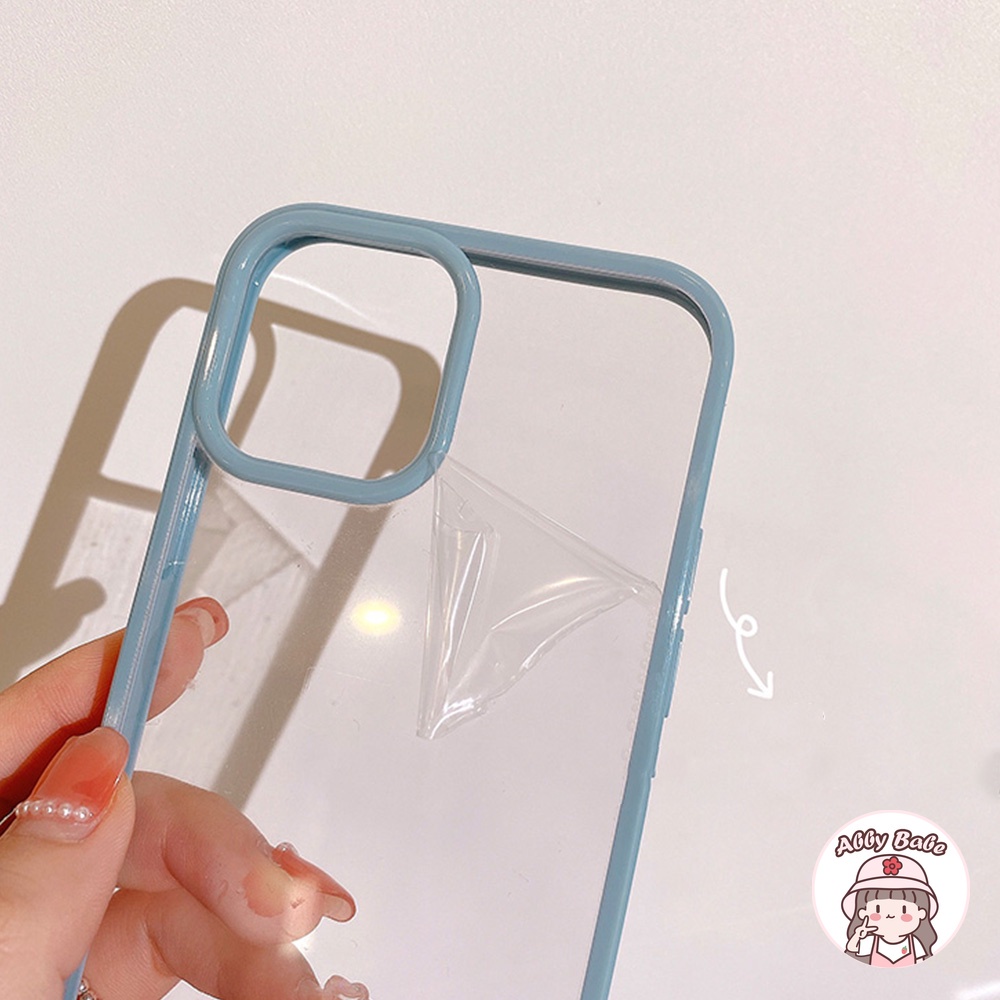 Ốp Điện Thoại TPU Mềm Trong Suốt Chống Thấm Nước Thời Trang Cho IP 14 13 12 11 Pro Max XR 8 7 Plus