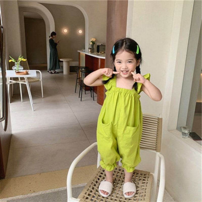 BỘ JUM LỬNG HAI DÂY MÀU VÀNG CHO BÉ GÁI