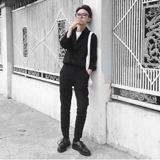 Áo sơ mi basic unisex form rộng
