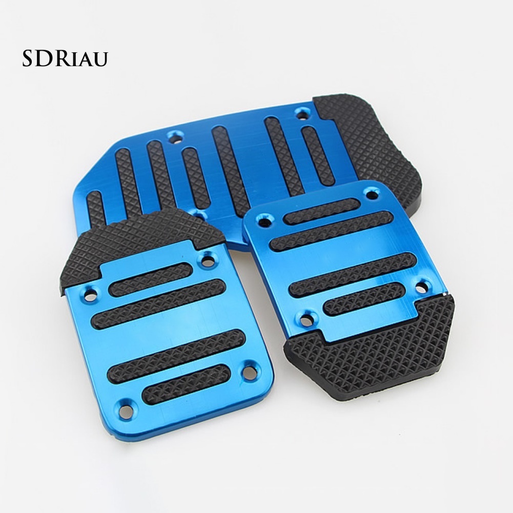Set 2/ 3 bàn đạp kim loại tự động sành điệu dành cho xe hơi