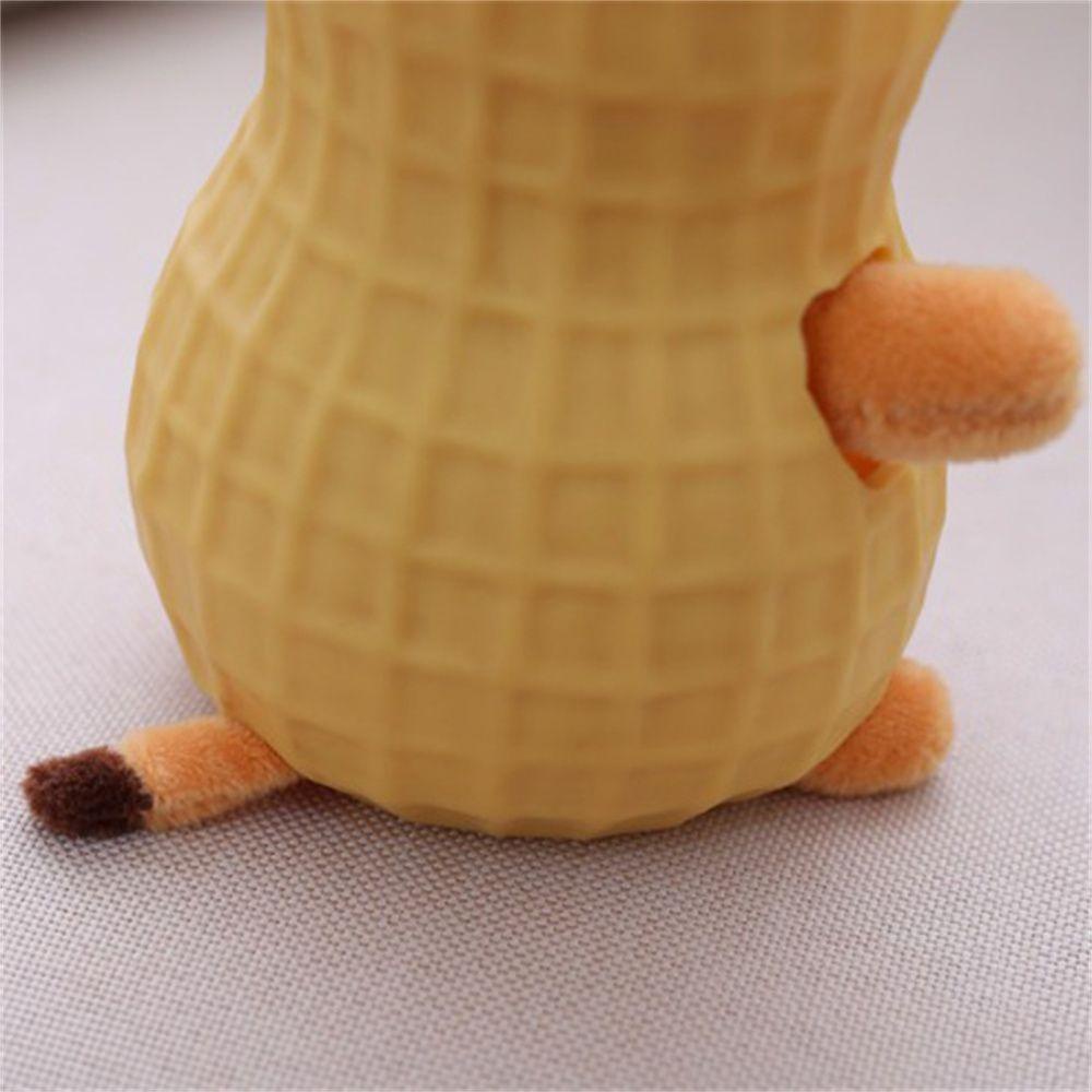 DARNELL Thú Nhồi Bông Hình Hạt Đậu Phộng 12cm Mềm Mại Trang Trí Nhà Cửa