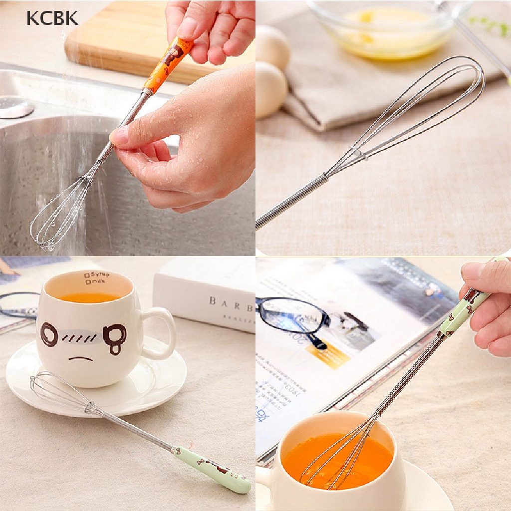 Cây Đánh Trứng Tay Cầm Bằng Thép Không Gỉ Mới