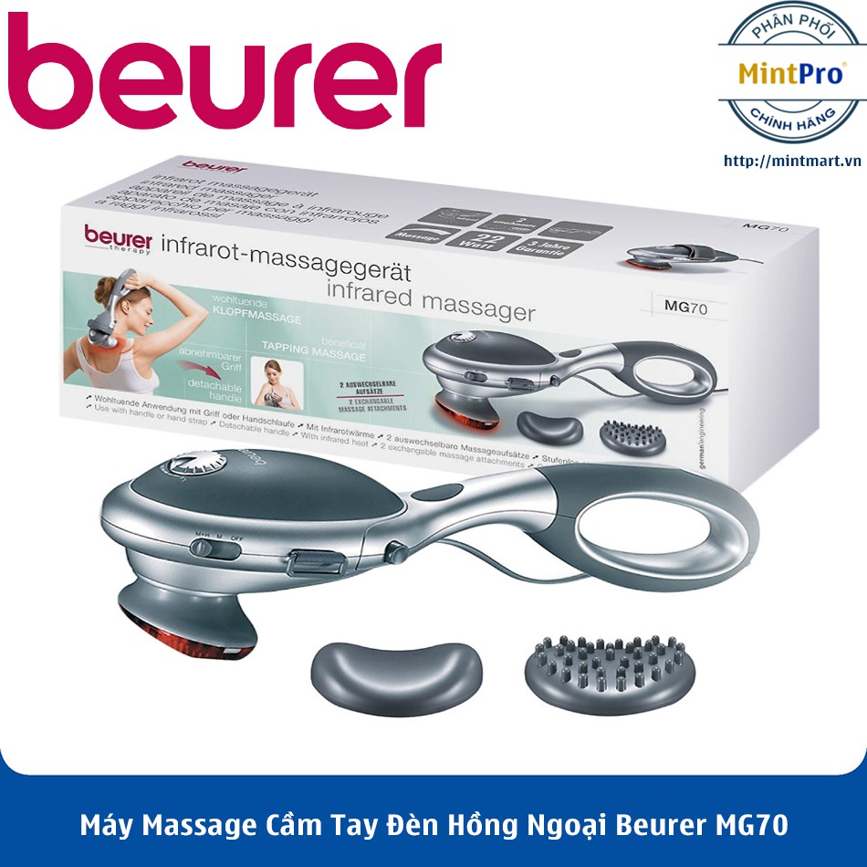 Máy massage cầm tay có đèn hồng ngoại Beurer MG70 – Hàng Chính Hãng - TC MART