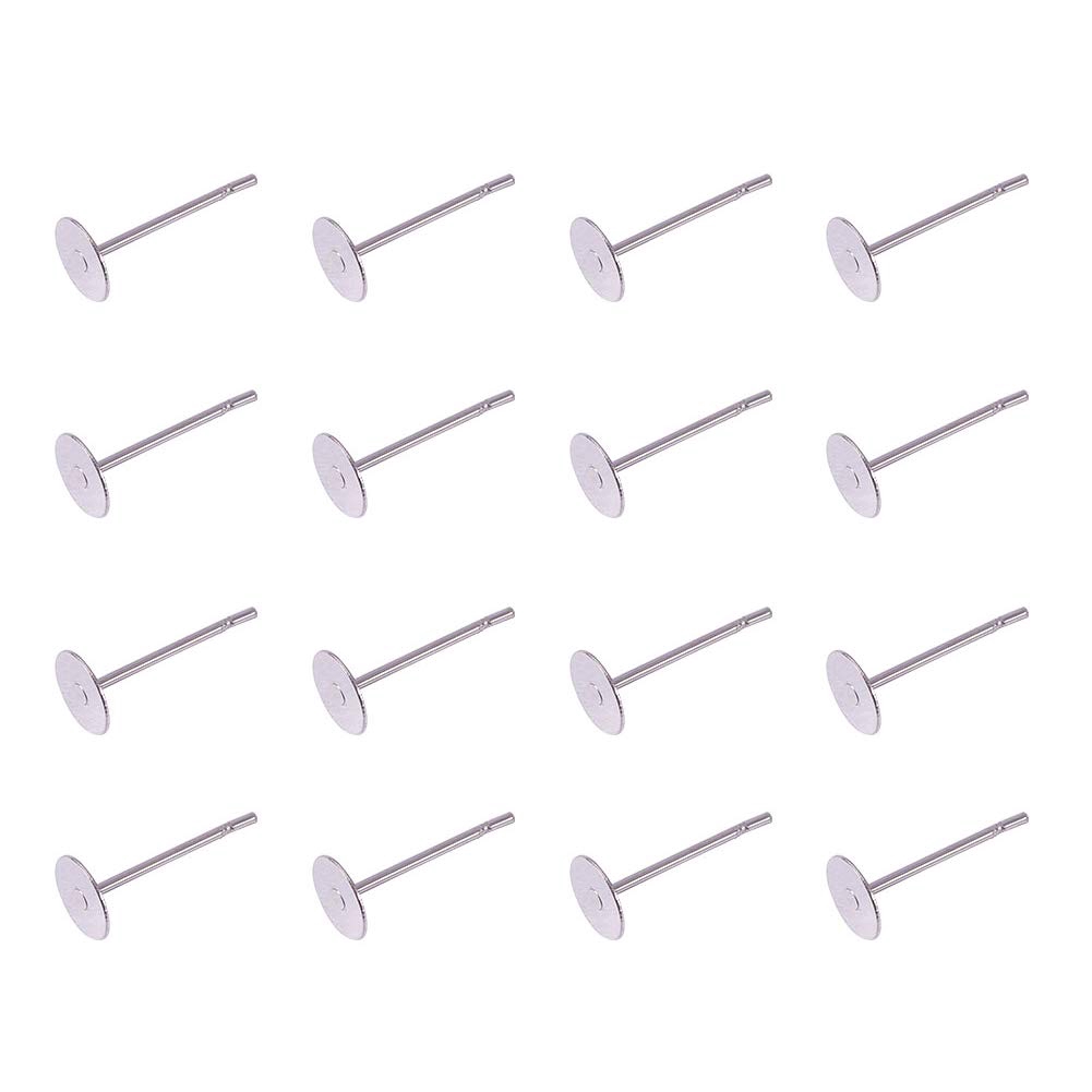 Túi 50 phụ kiện chốt đẩy inox 304 làm bông tai