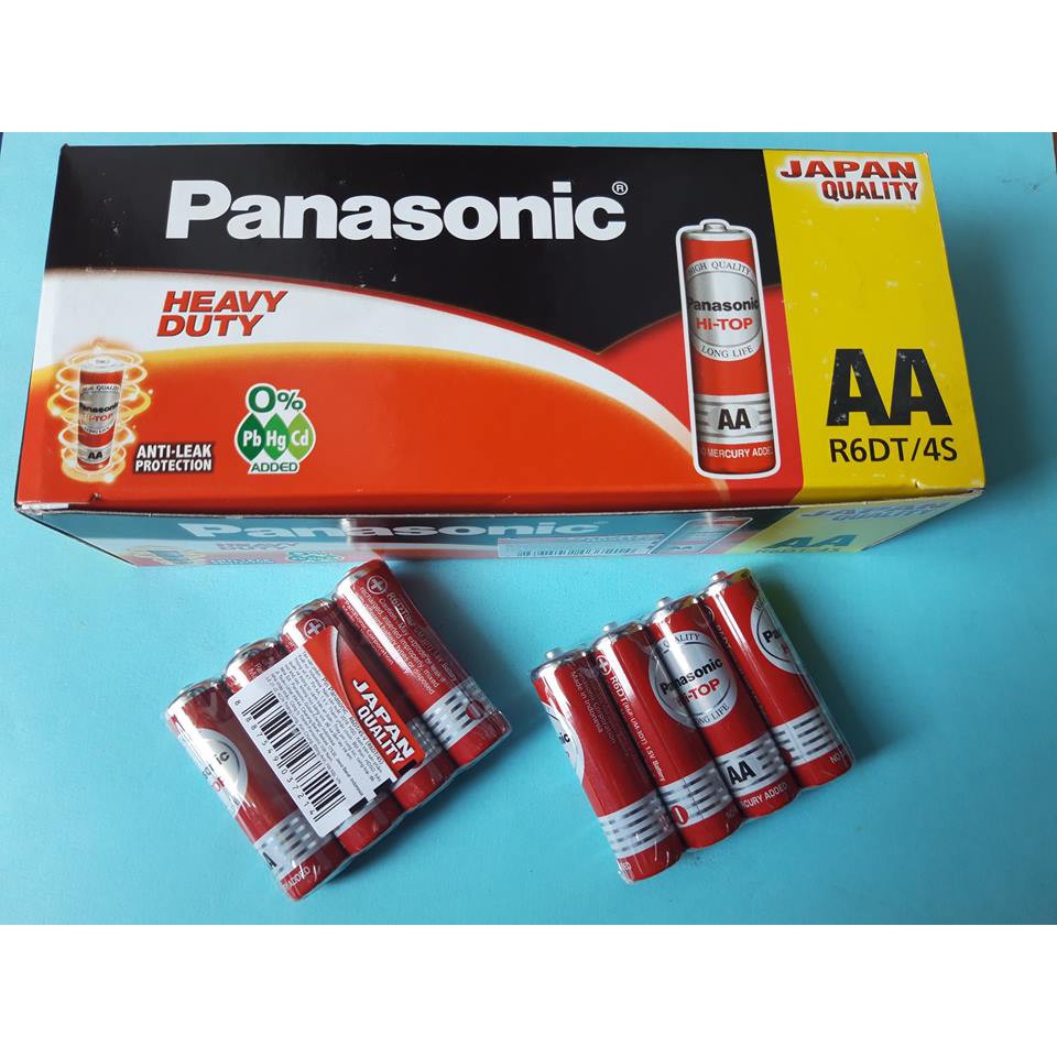 Pin AA Panasonic 1 vĩ 4 viên ( Hàng chính hãng )