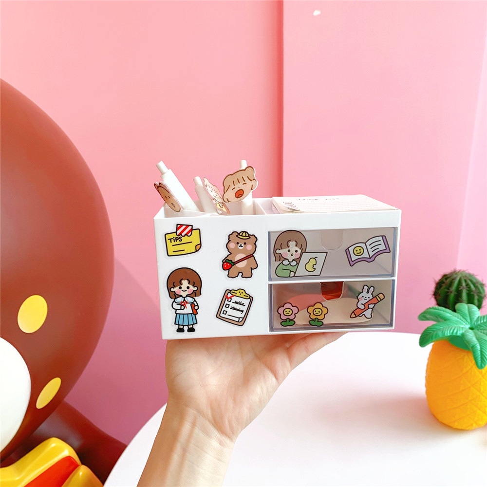 Sticker cute dán trang trí hoạt hình dễ thương