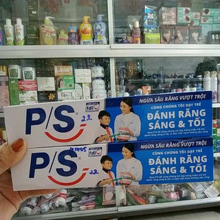 Set 2 kem đánh răng p/s ngừa sâu răng vượt trội 180g