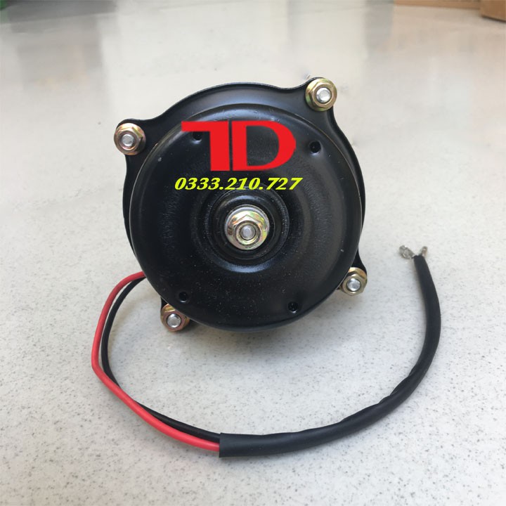 Mô tơ và lồng quạt dàn nóng ô tô M60 120W loại 24V - Vật Tư Điện Lạnh Ô Tô Thuận Dung