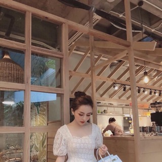 Áo ren tay bồng hàng Quảng Châu