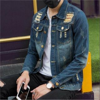 Áo khoác jean nam cao cấp (xưởng may from chuẩn) Vải dầy mịn bao đẹp