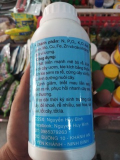 Chế phẩm ra rễ cho hoa Lan Ngọc Linh