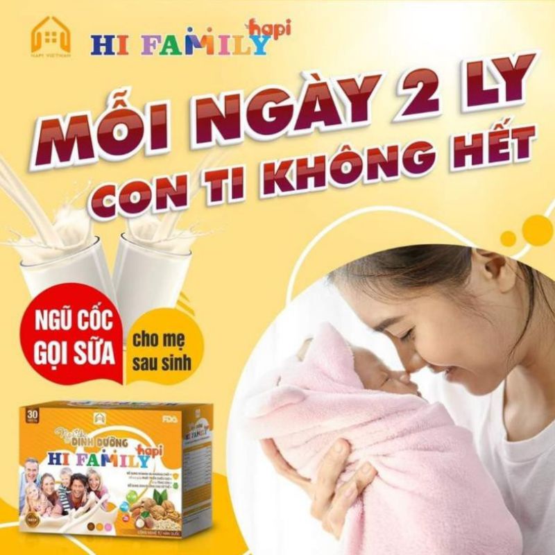 Ngũ Cốc Dinh Dưỡng Hi Family Cho Mẹ Bầu Và Sau Sinh