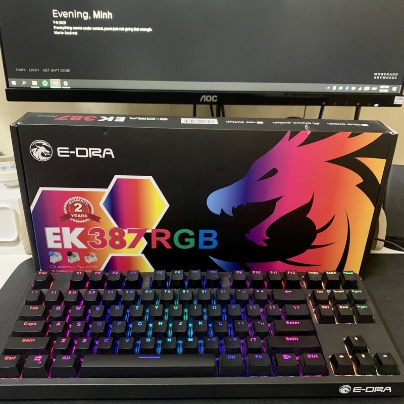 Bàn phím cơ edra ek387
