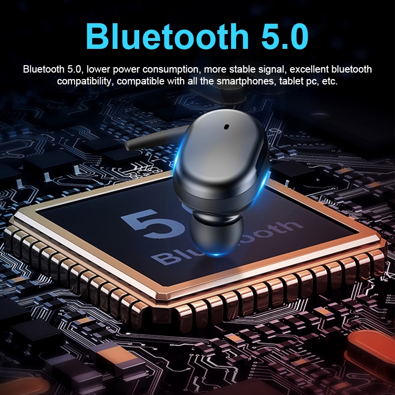 Tecsire Tai Nghe Bluetooth Không Dây Tws Chống Nước Có Micro Tiện Dụng