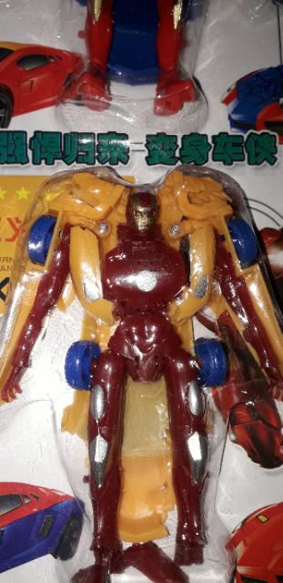 Lắp ráp siêu Anh hùng biến thành xe bằng nhựa rất đẹp