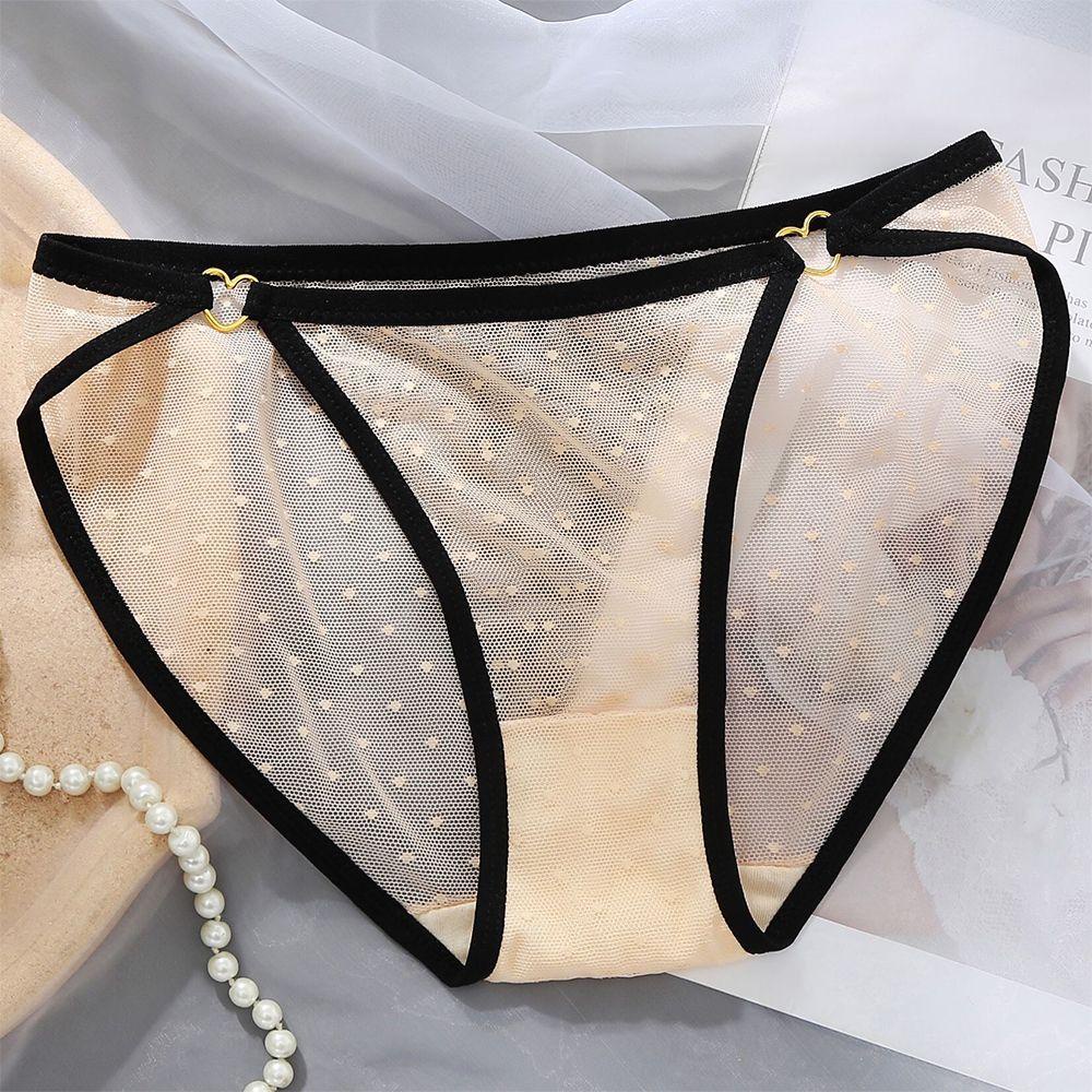 Quần Lót Trong Suốt Khoét Lỗ Thoáng Khí Thoải Mái Cho Nữ