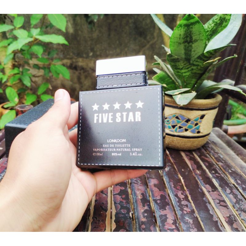 Nước hoa nam chính hãng FIVE STAR 5 SAO LONKOOM 100ml mùi hương nam tính mạnh mẽ sang trọng thơm lâu